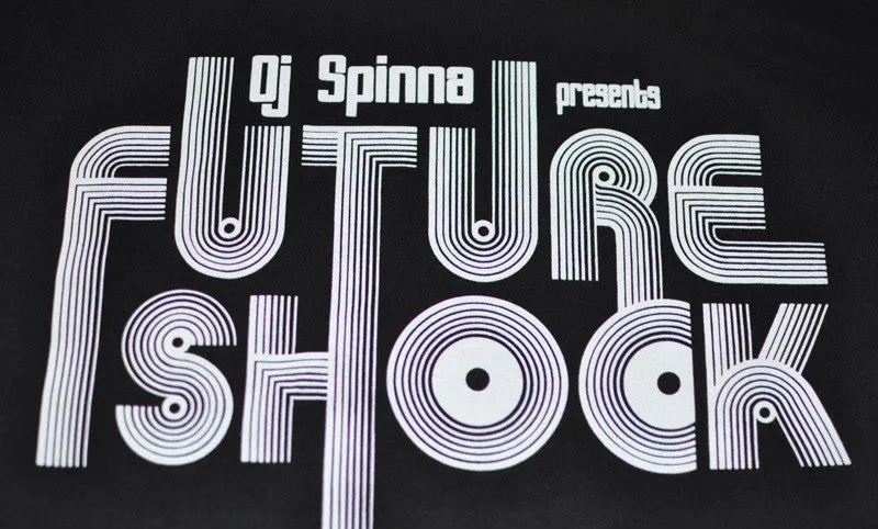 101 Apparel x DJ Spinna - Future Shock Men's Shirt, Black   Mix CD