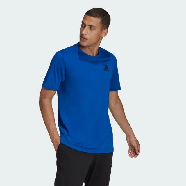 Adidas Aeroready Designed 2 Move Men Training T-Shirt Royal Blue