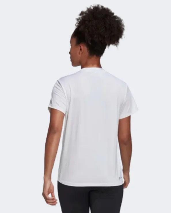 Adidas Aeroready Minimal Women Training T-Shirt White Hm4491