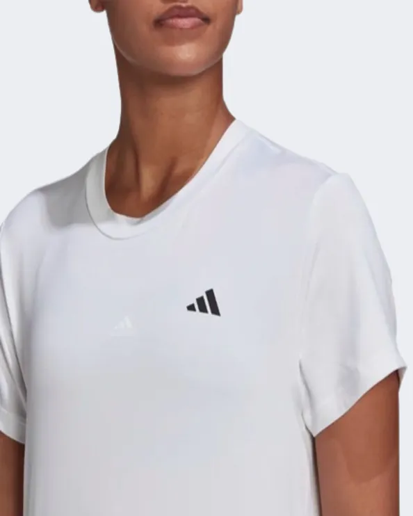 Adidas Aeroready Minimal Women Training T-Shirt White Hm4491