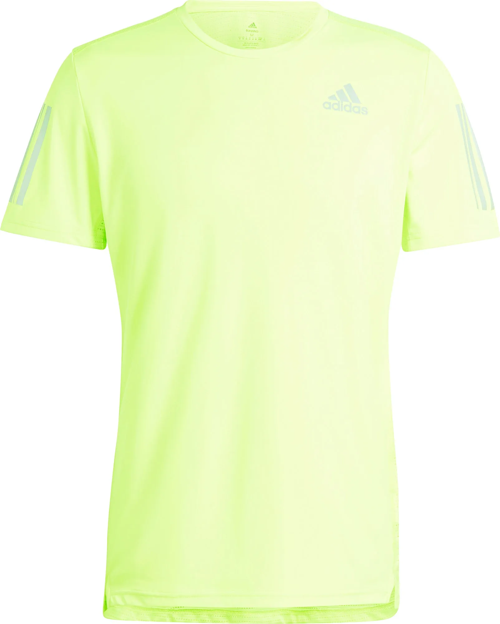 adidas Own The Run Short Sleeve Mens Running Top - Green