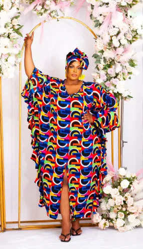 African Inspired Kaftan Boubou Bubu Maxi Dress - Nnedimma