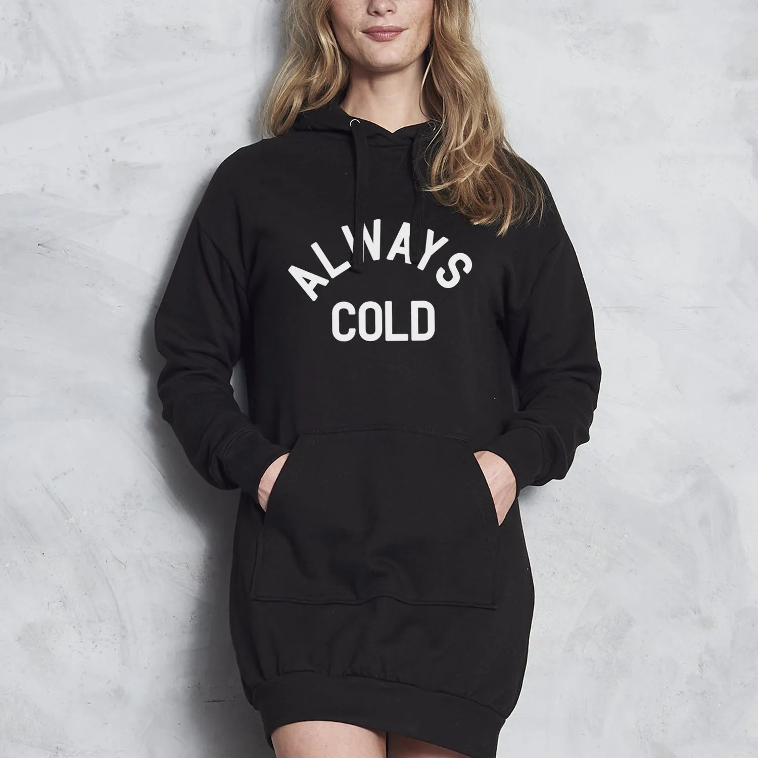 Always Cold Hoodie Dress