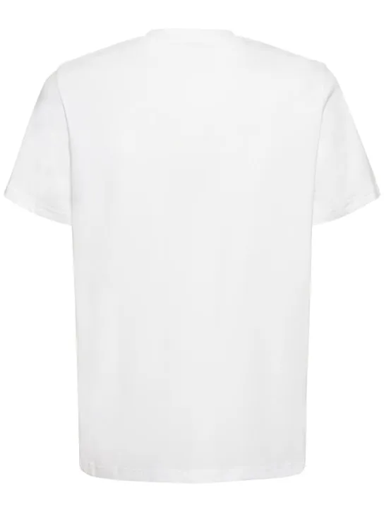 A.P.C.   Logo embroidery organic cotton t-shirt 