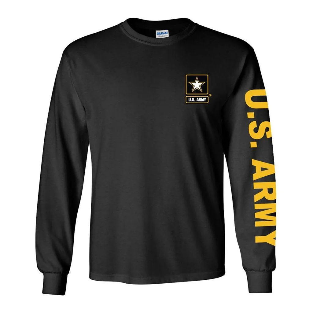 Army Black Long Sleeve Shirt