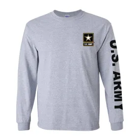 Army Sport Long Sleeve Grey Shirt