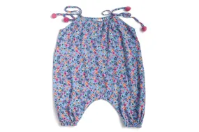 Baby & Toddler Girls Floral Pom Pom Jumper | Blue Horizon