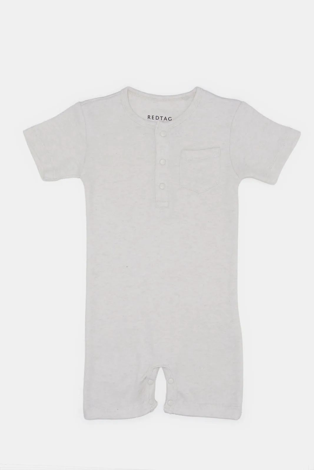 Baby Beige Pocket Romper