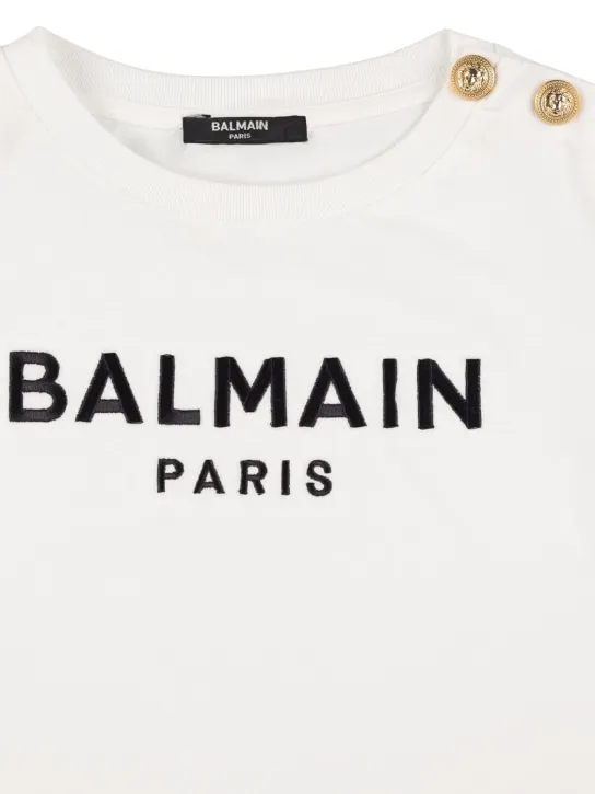 Balmain   Organic cotton jersey t-shirt 