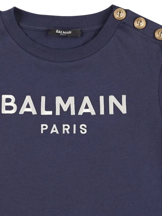 Balmain   Organic cotton jersey t-shirt 