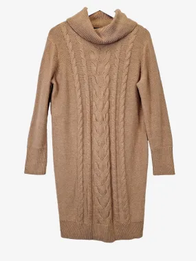 Banana Republic Cosy Cinnamon Latte Sweater Dress Size S