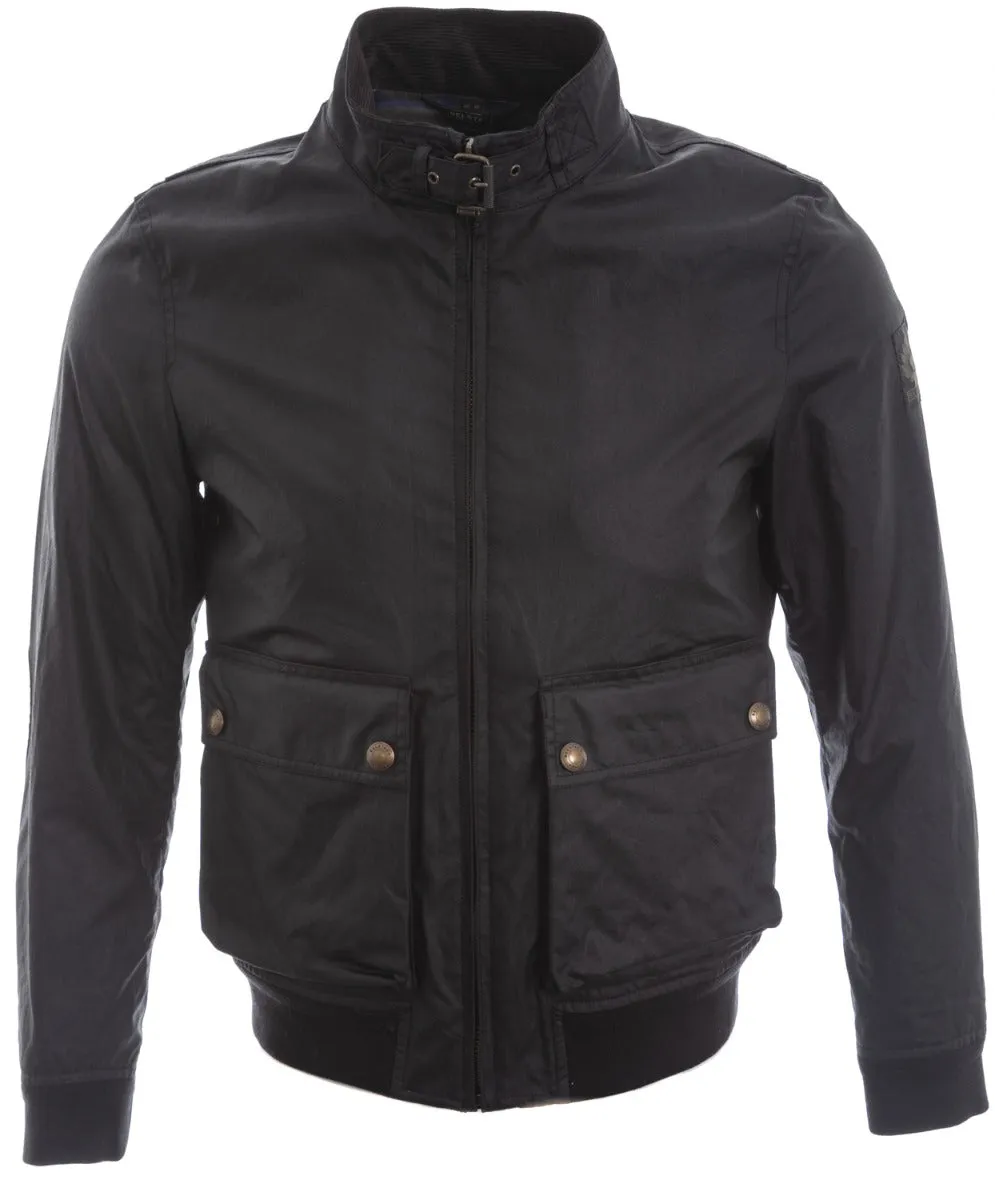 Belstaff Scouter Bomber Jacket in Black