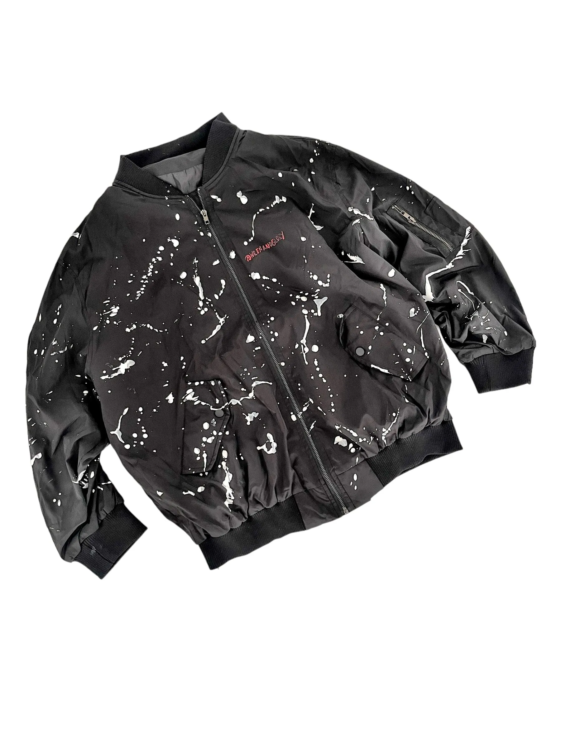 'Beyond Bombers' Painted Jacket