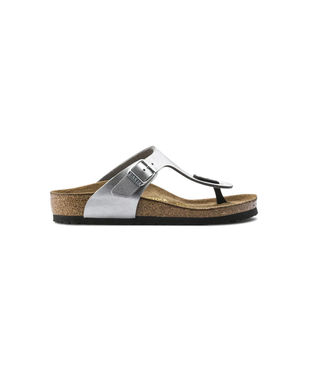 Birkenstock Kids Gizeh Birko-Flor Silver Sandals