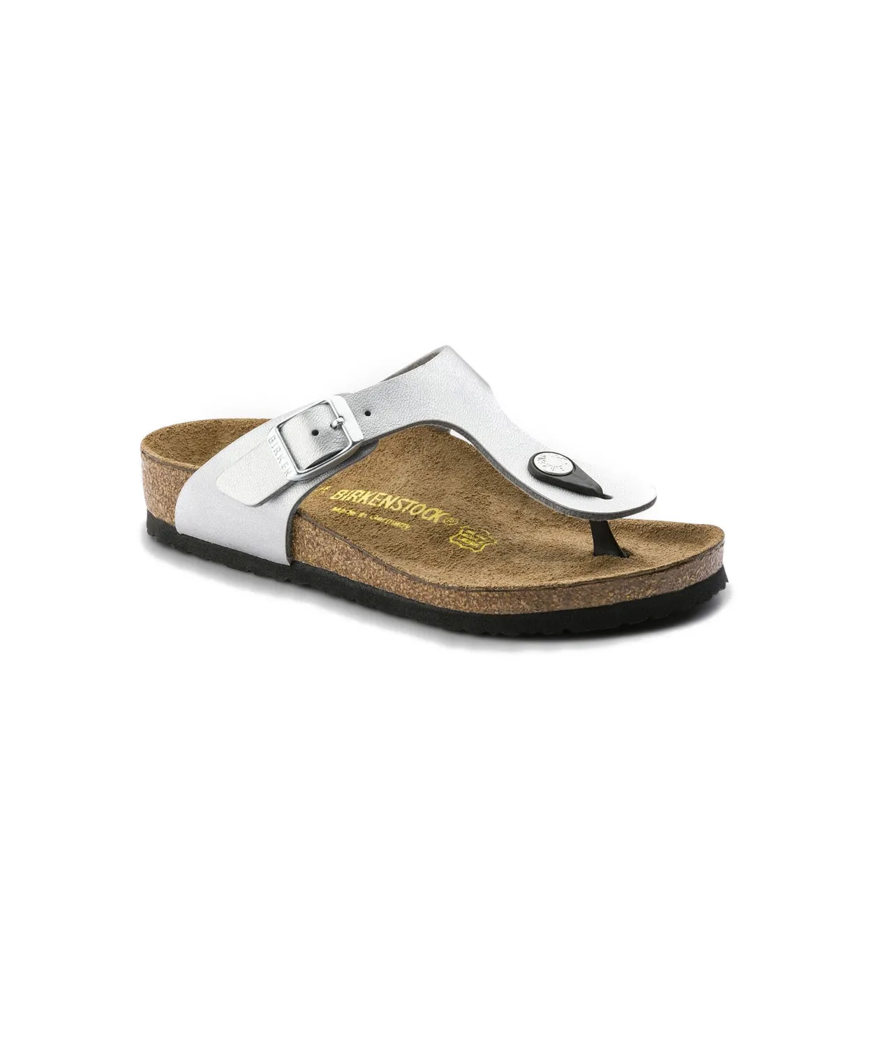 Birkenstock Kids Gizeh Birko-Flor Silver Sandals