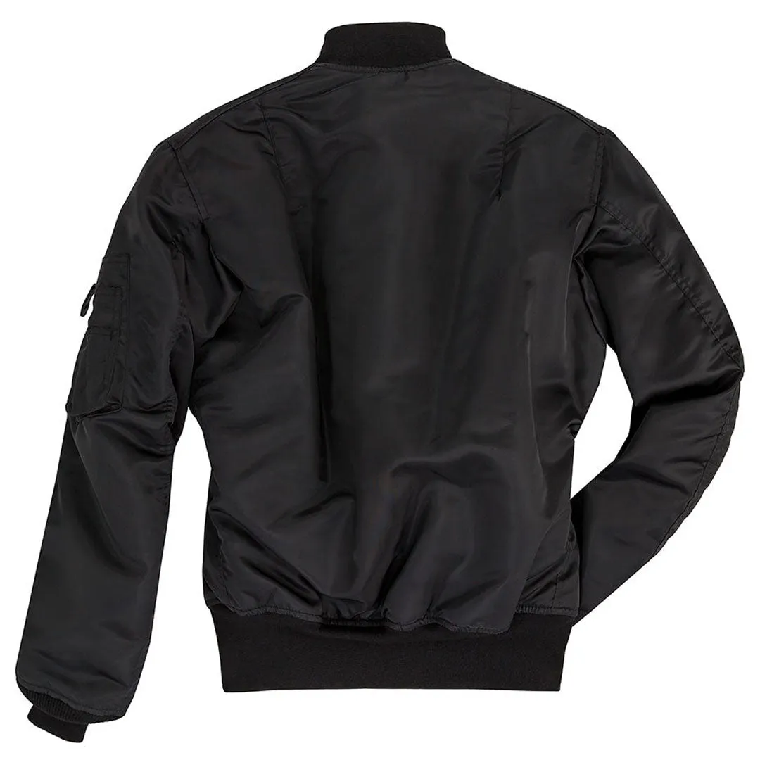 Black Authentic MA-1 Bomber Jacket