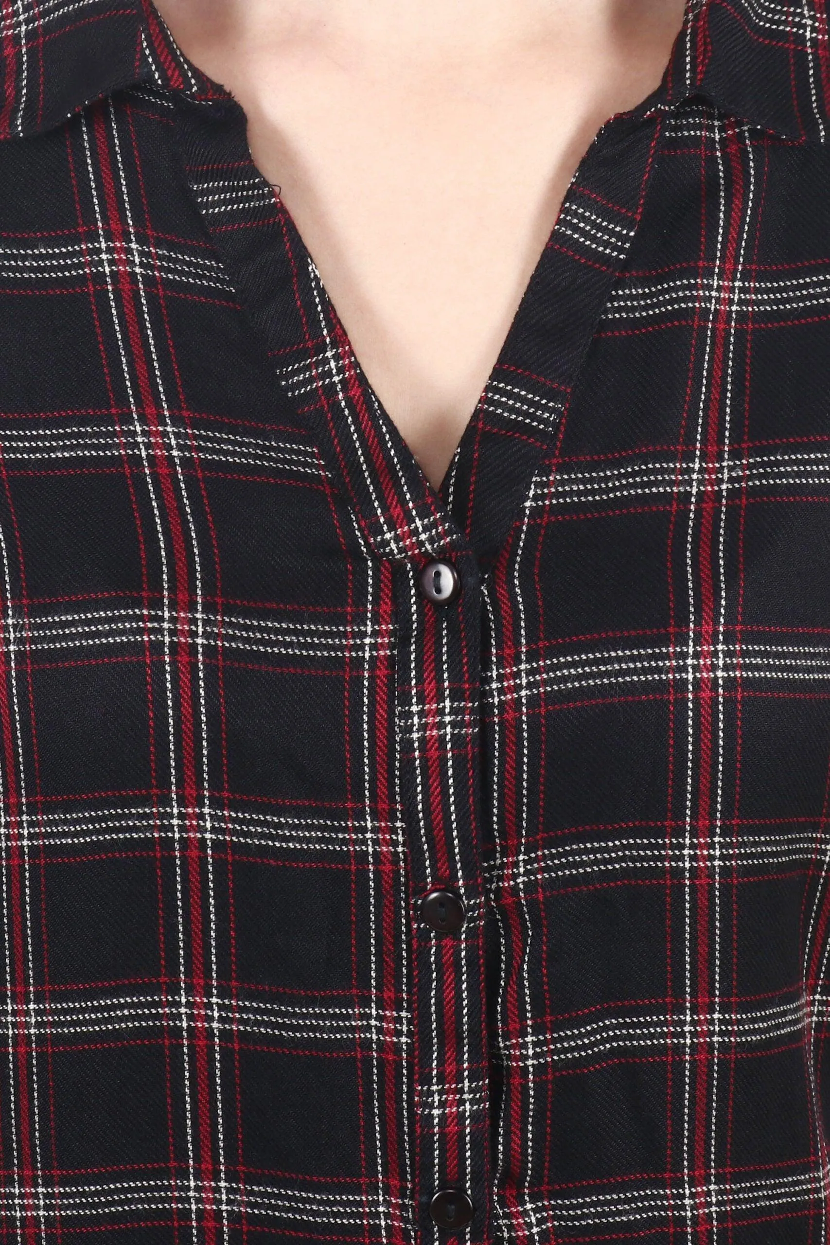 Black Checked Shirt