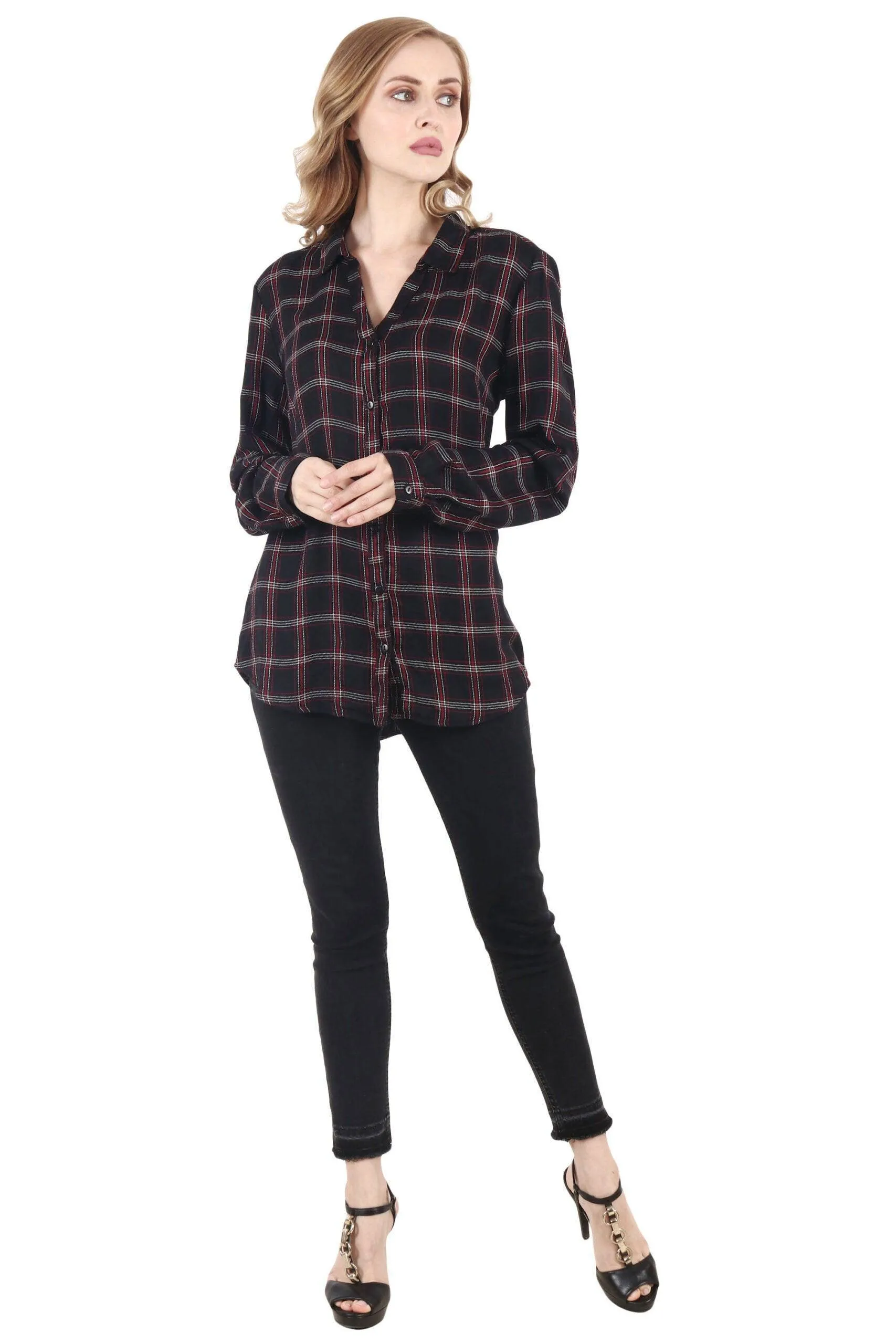 Black Checked Shirt