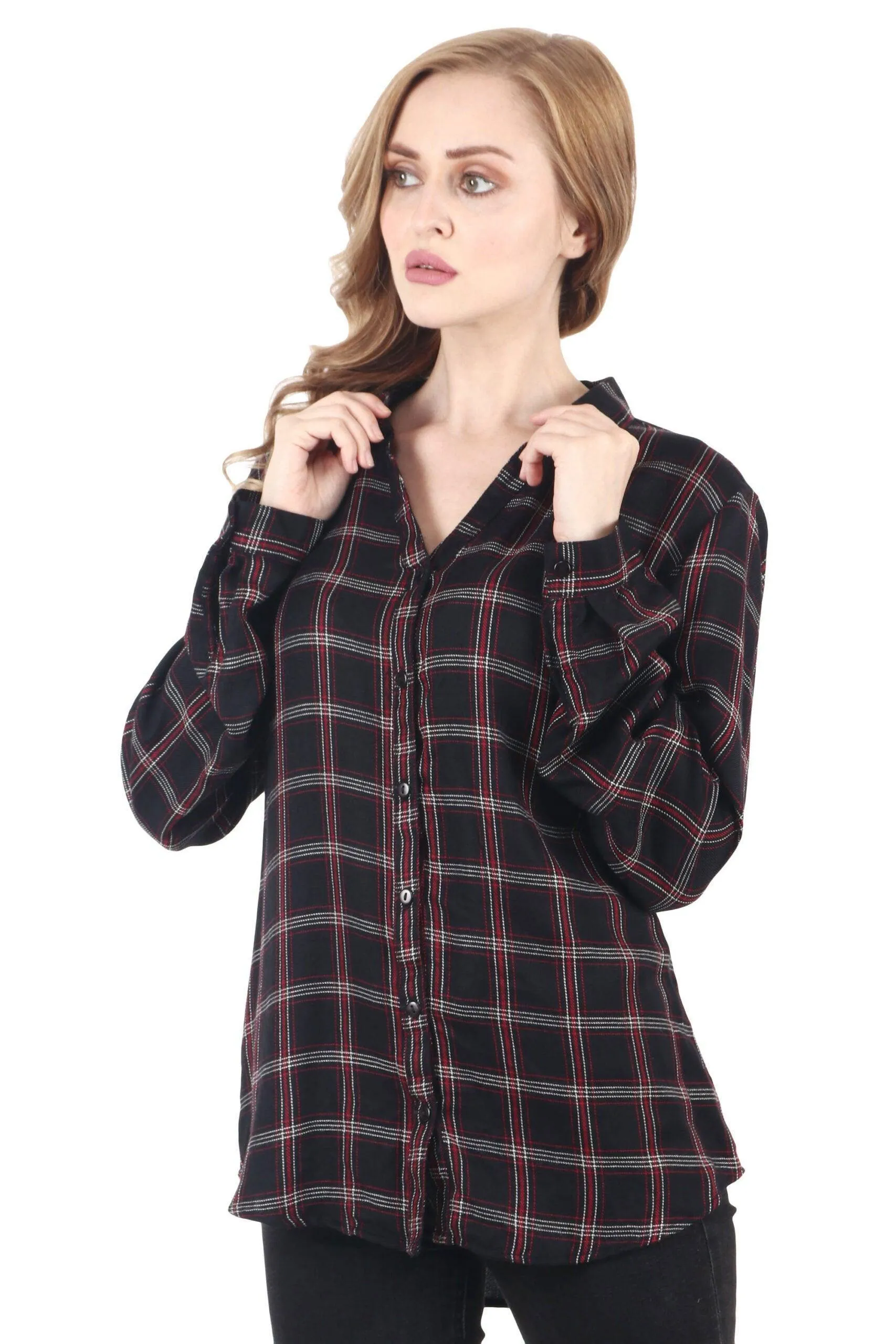 Black Checked Shirt