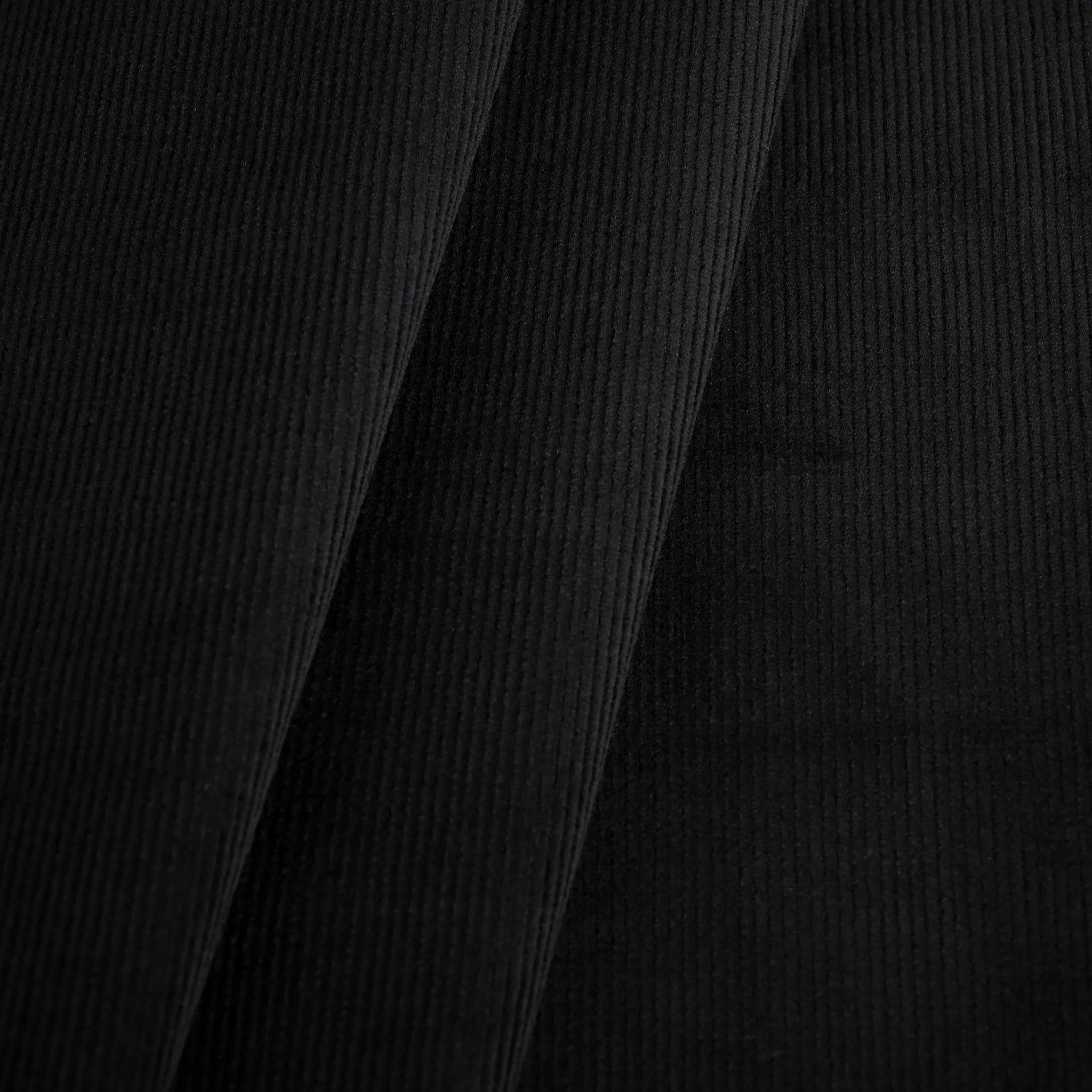 Black Corduroy Fabric 3879