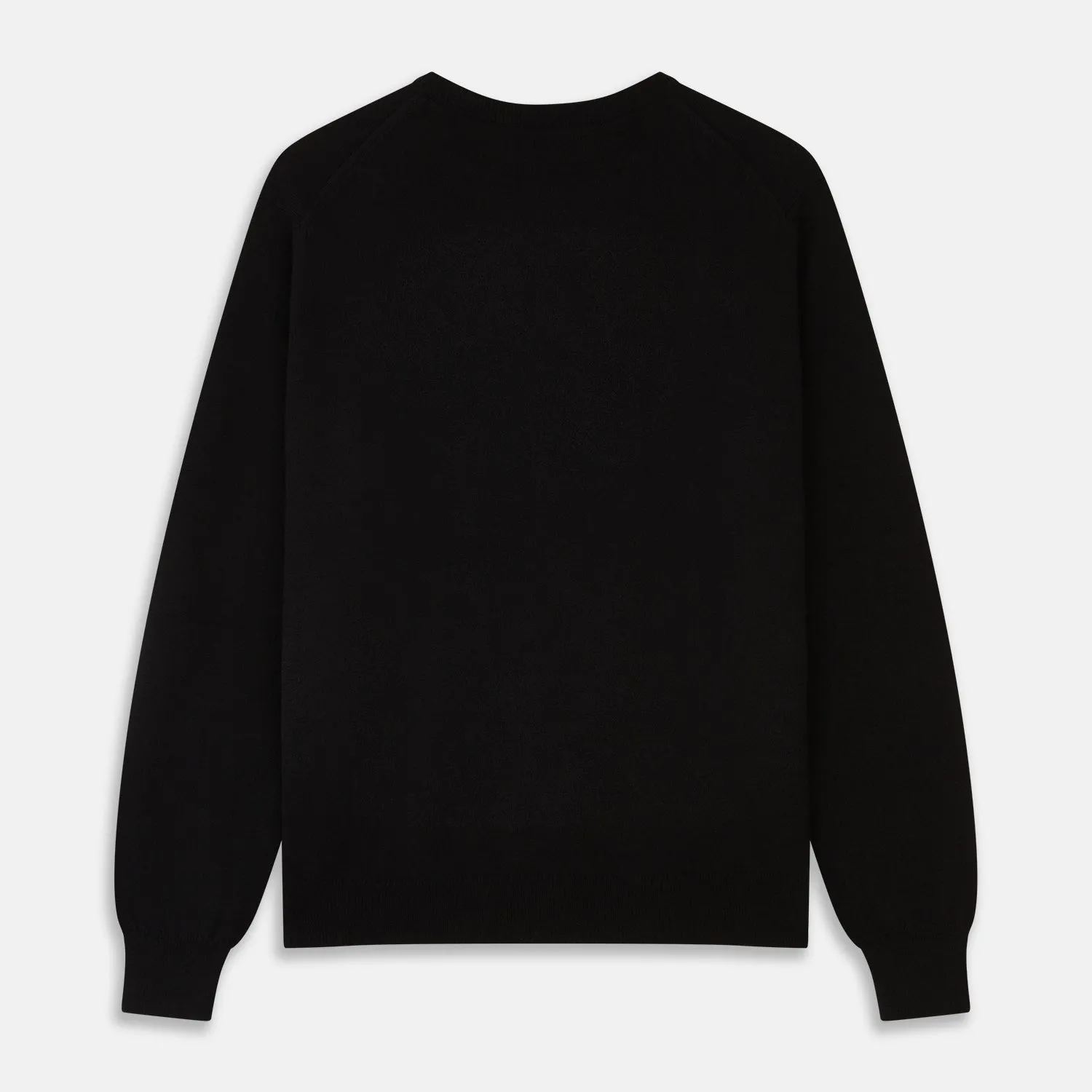 Black Crew Neck Cashmere Jumper