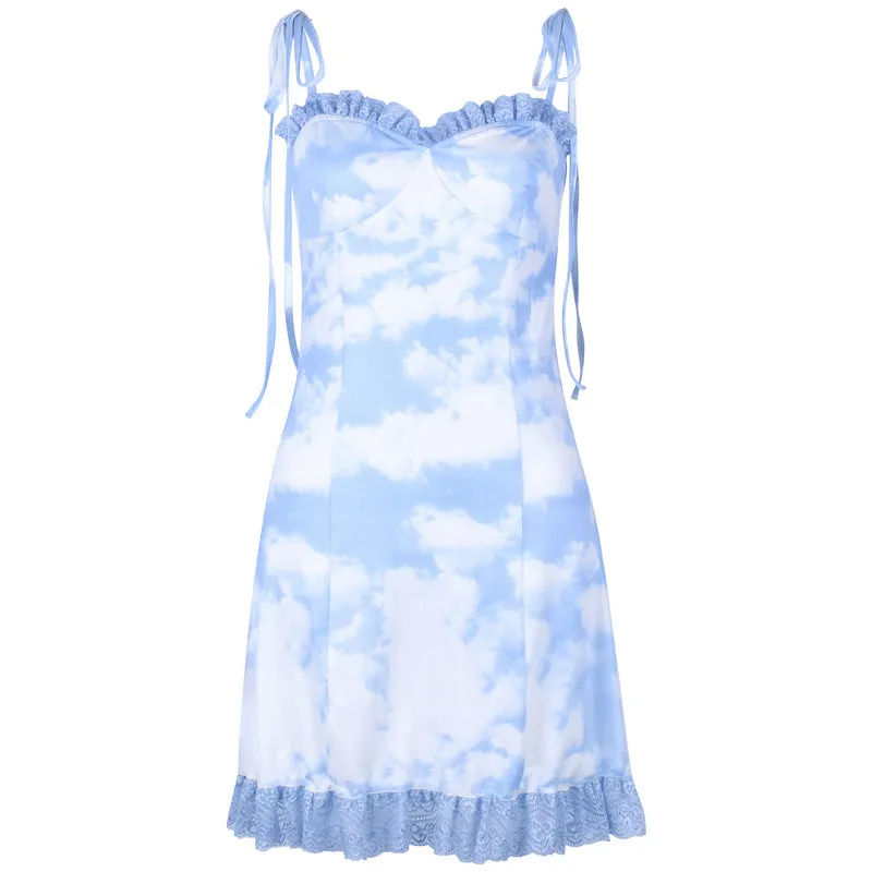 Blue sky dress KF9422