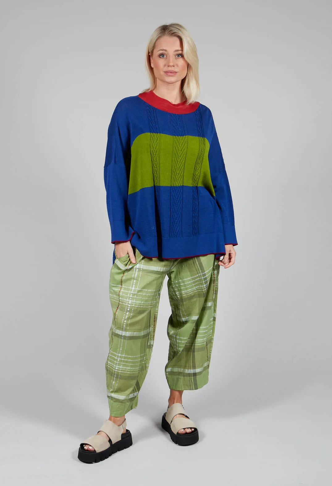 Boat Jumper in Mazarine Blue