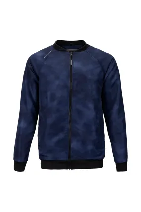 BOATHOUSE Denim Wash Aviator Bomber Jacket