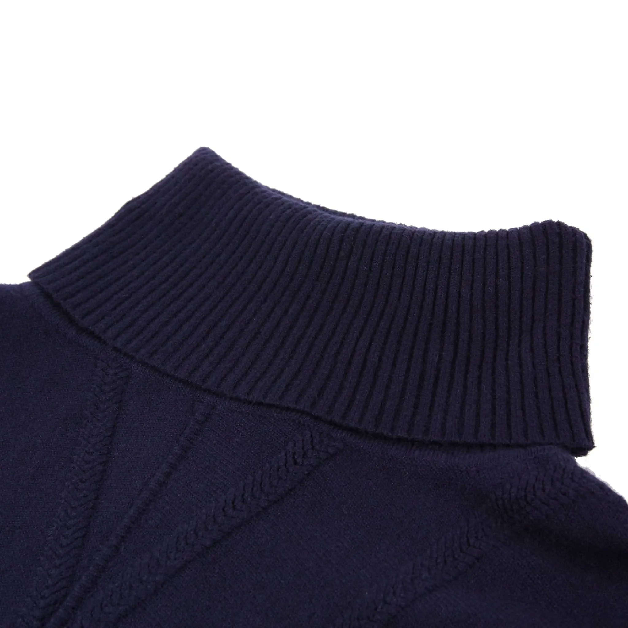 Cable Knit Navy Jumper