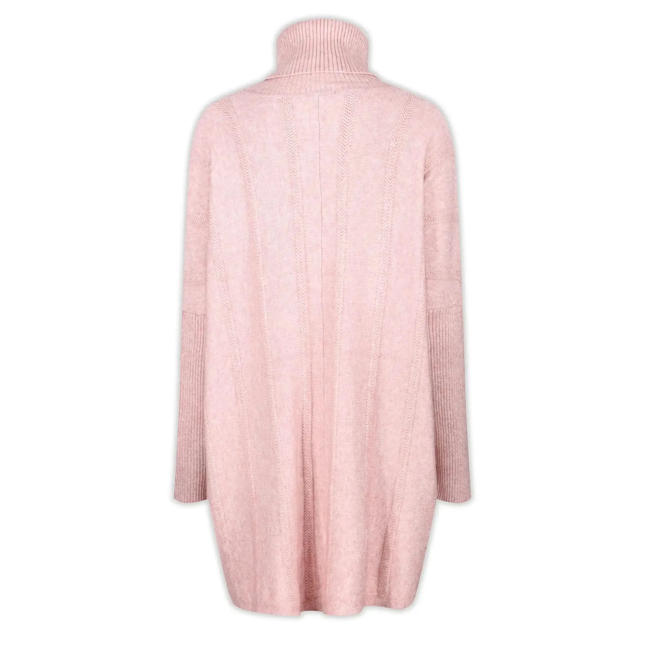 Cable Knit Pink Jumper