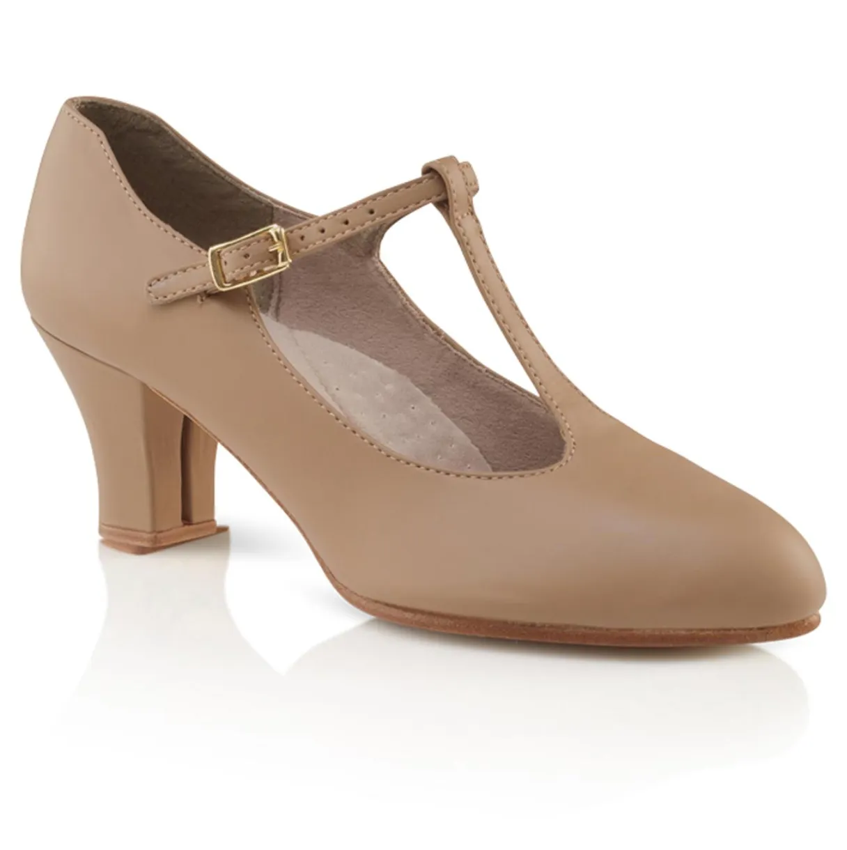 Capezio | Jr. Footlight T-Strap Character Shoe | 750