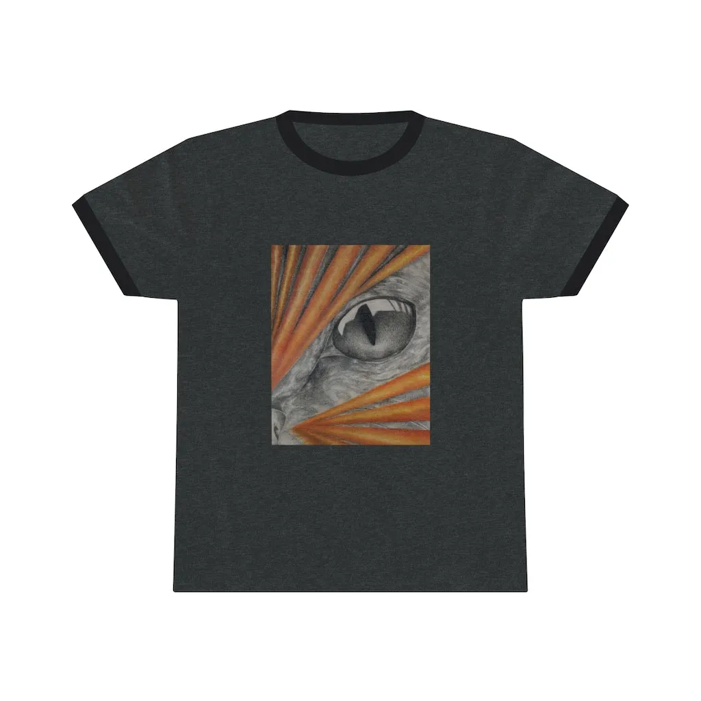 Cat Rays Unisex Ringer Tee