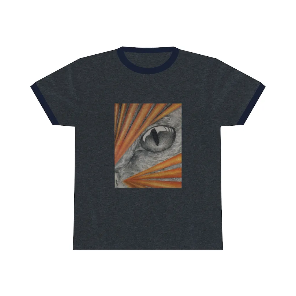 Cat Rays Unisex Ringer Tee