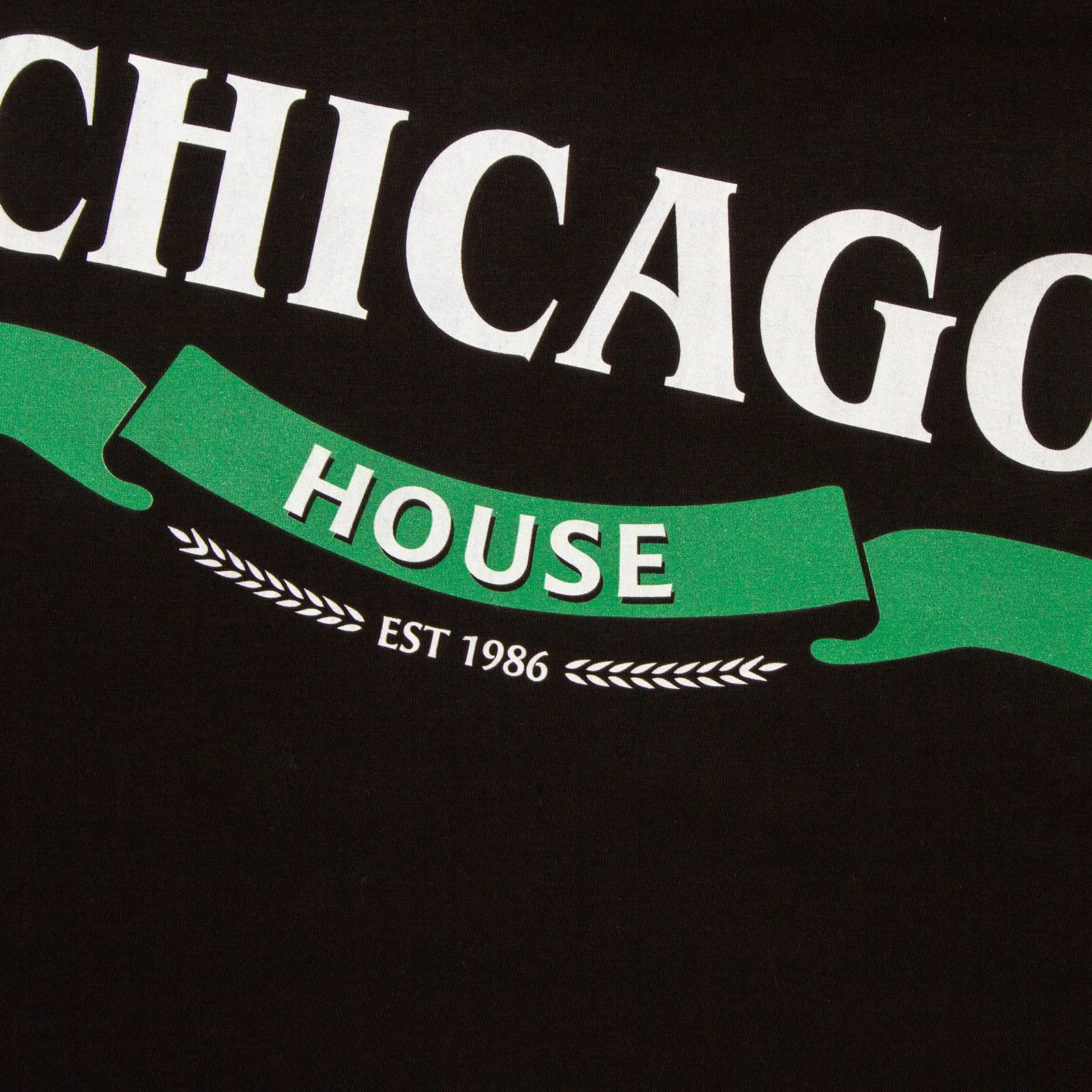 Chicago House Especial Back Print - Tshirt - Black