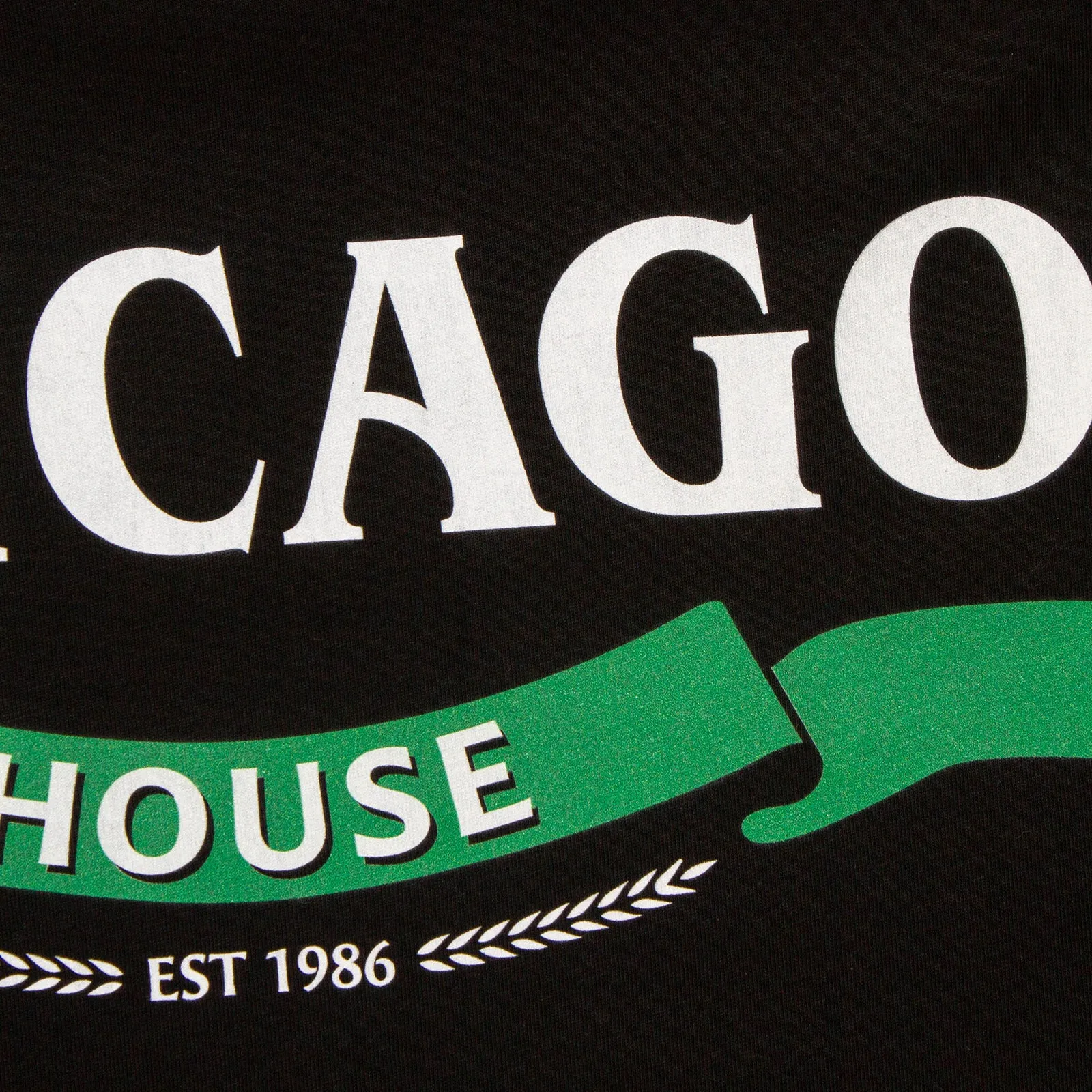 Chicago House Especial Back Print - Tshirt - Black