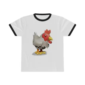 Chicken Unisex Ringer Tee