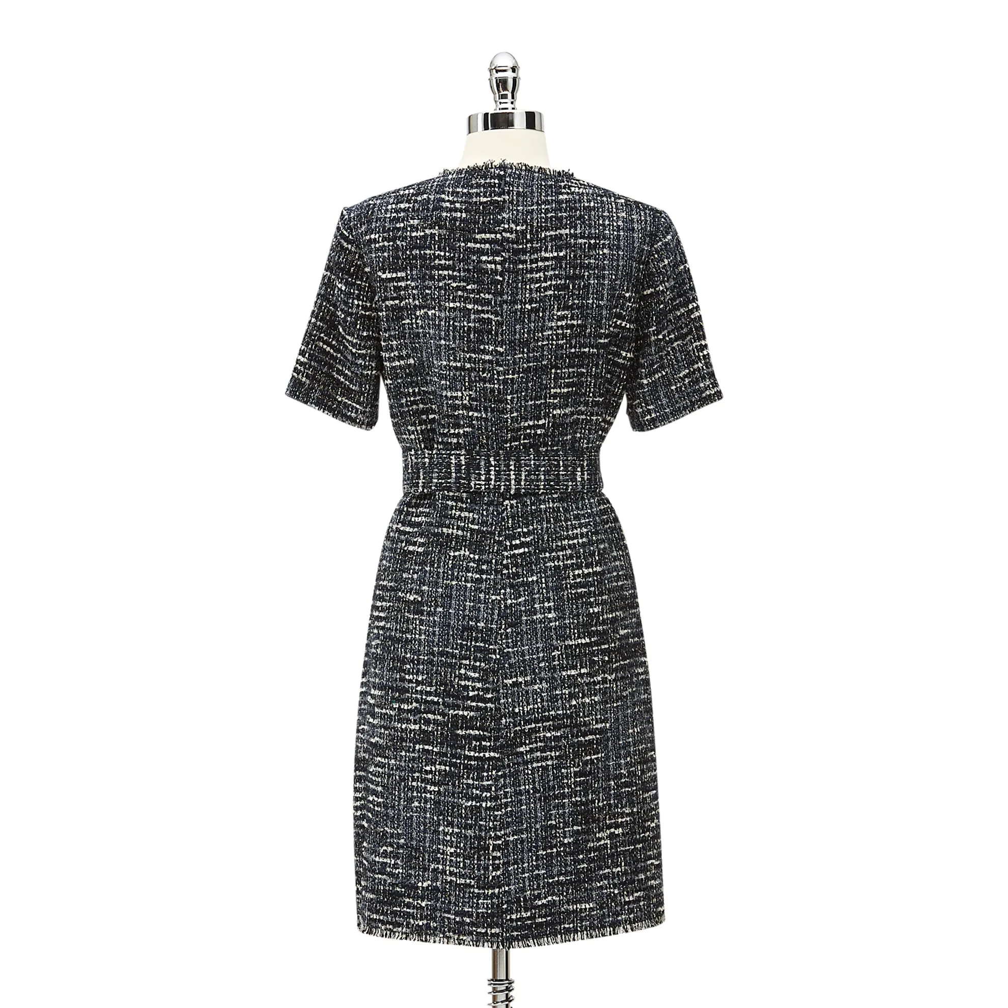 Claudiaâ€™s Tweed Shift Dress