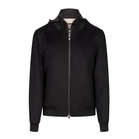 CORNELIANI Wool Bomber Jacket BLACK REG