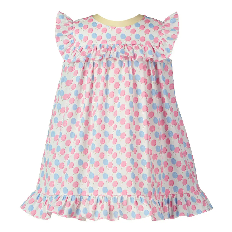 Cotton Candy Frill Dress (4, 6, 7, 8)