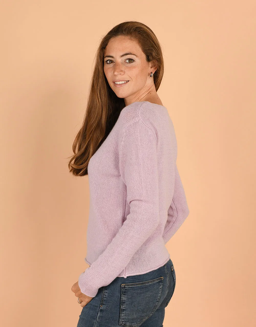 Crew Neck Sweater in Clover