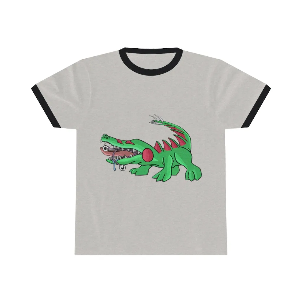 Crocodilas Unisex Ringer Tee