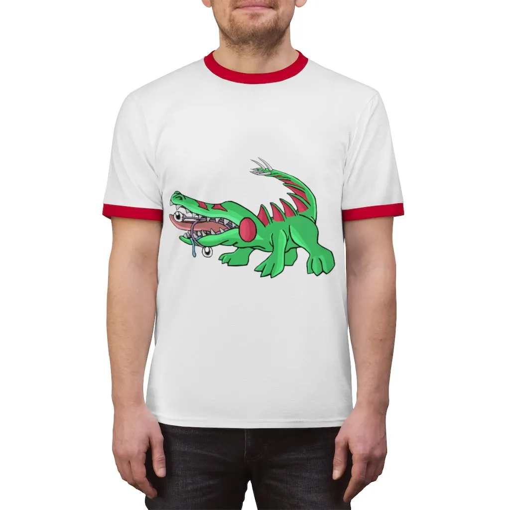 Crocodilas Unisex Ringer Tee