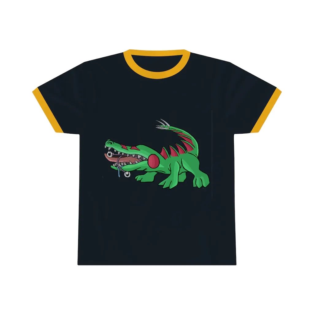 Crocodilas Unisex Ringer Tee