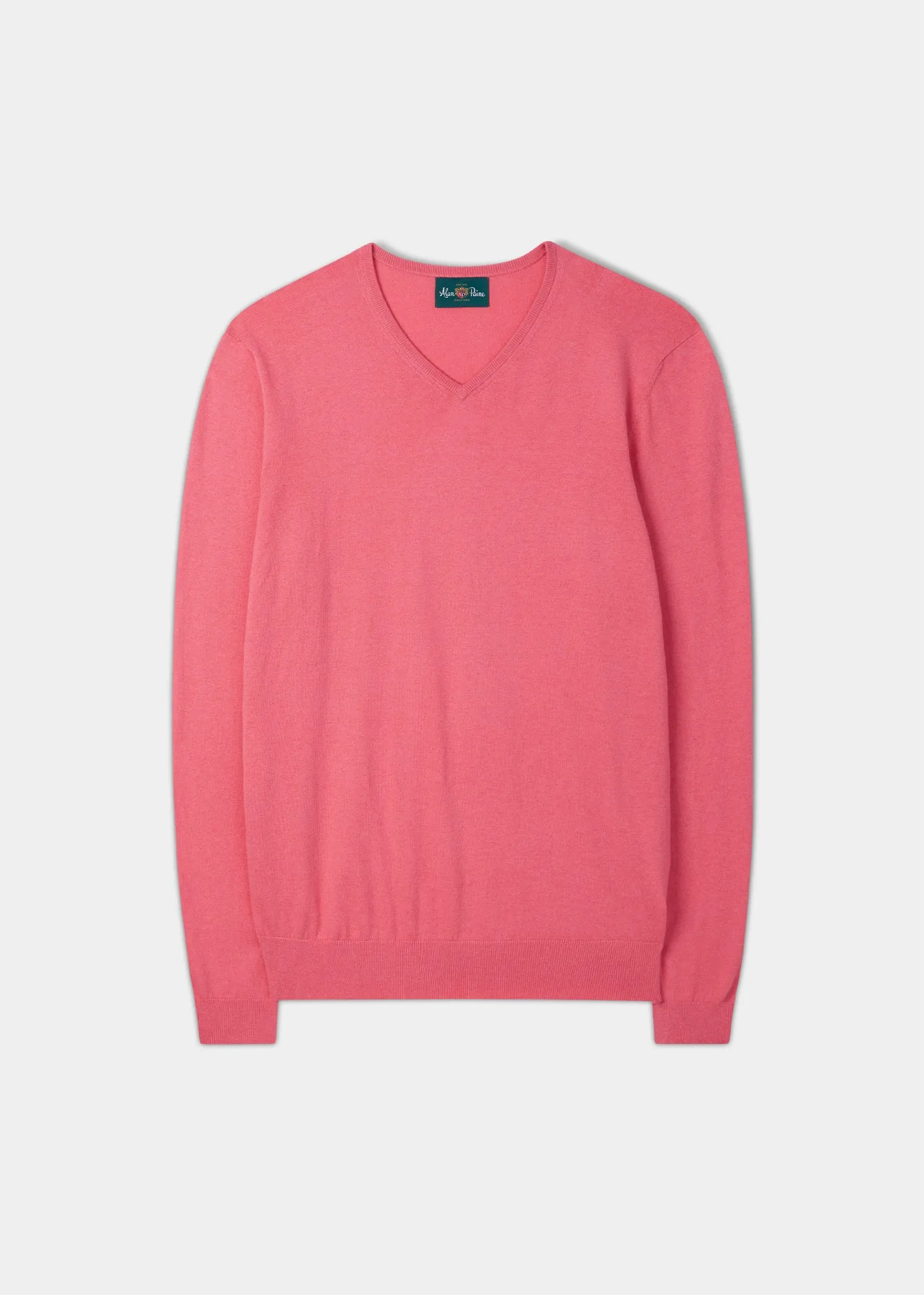 Cromford Luxury Cotton Jumper In Swizzle