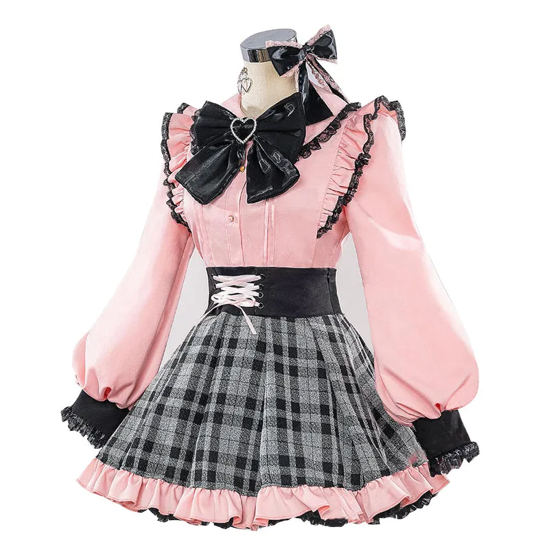 DokiDoki-R Anime Oshi no Ko Cosplay Hoshino Ai Costume Jirai Kei Girl