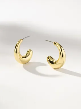 Dome Hoop Earrings