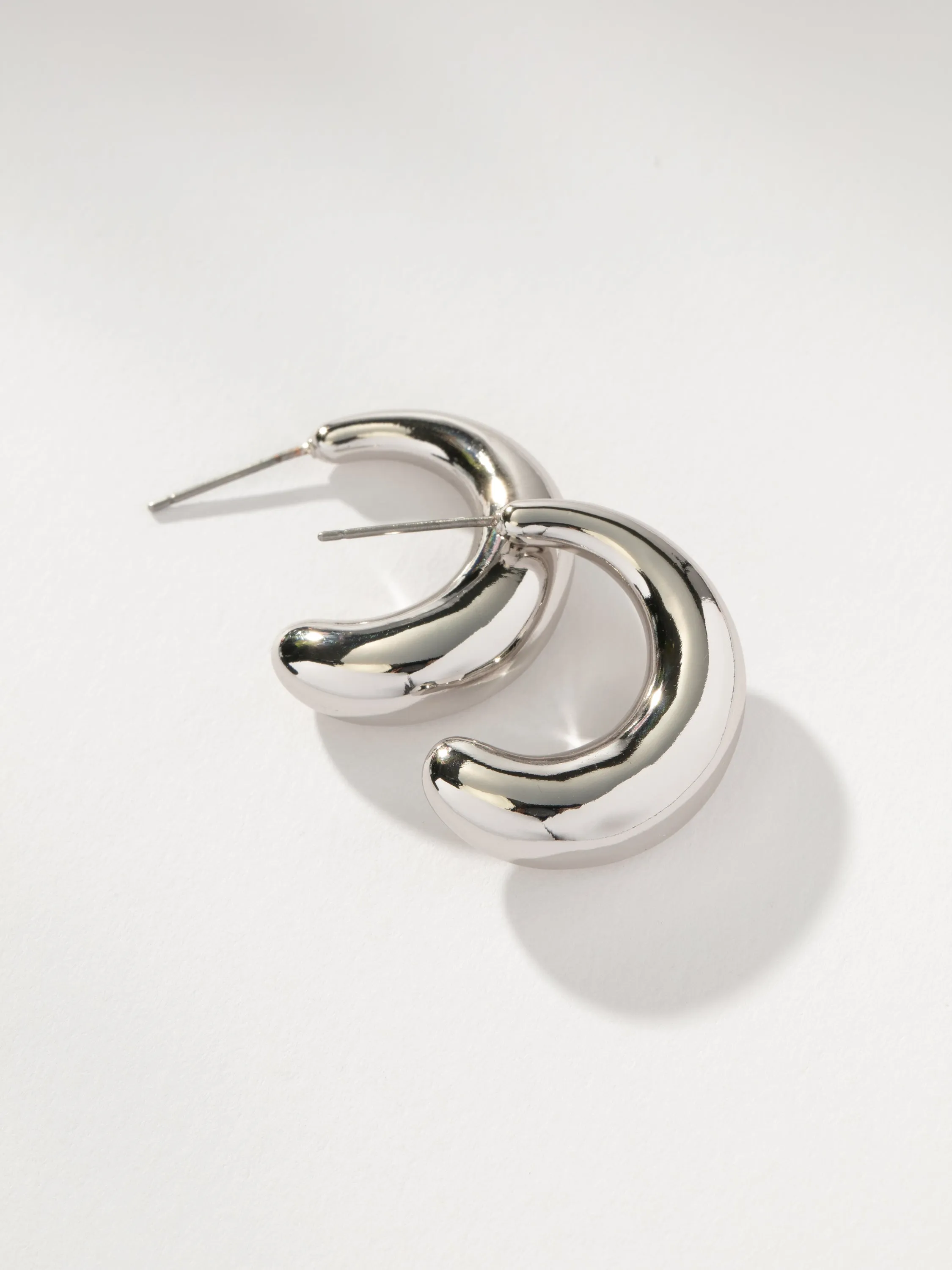 Dome Hoop Earrings