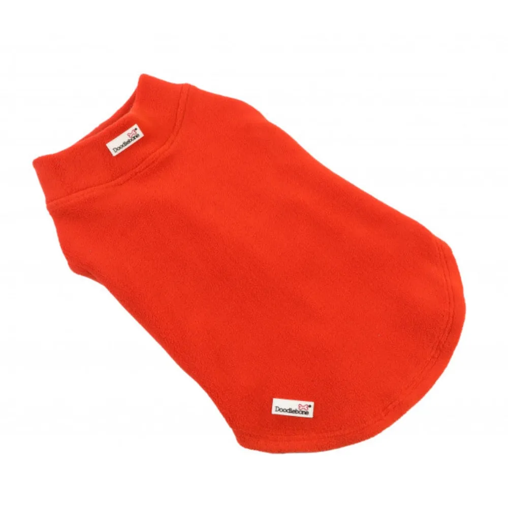 Doodlebone Fleecy Dog Jumper - Pumpkin