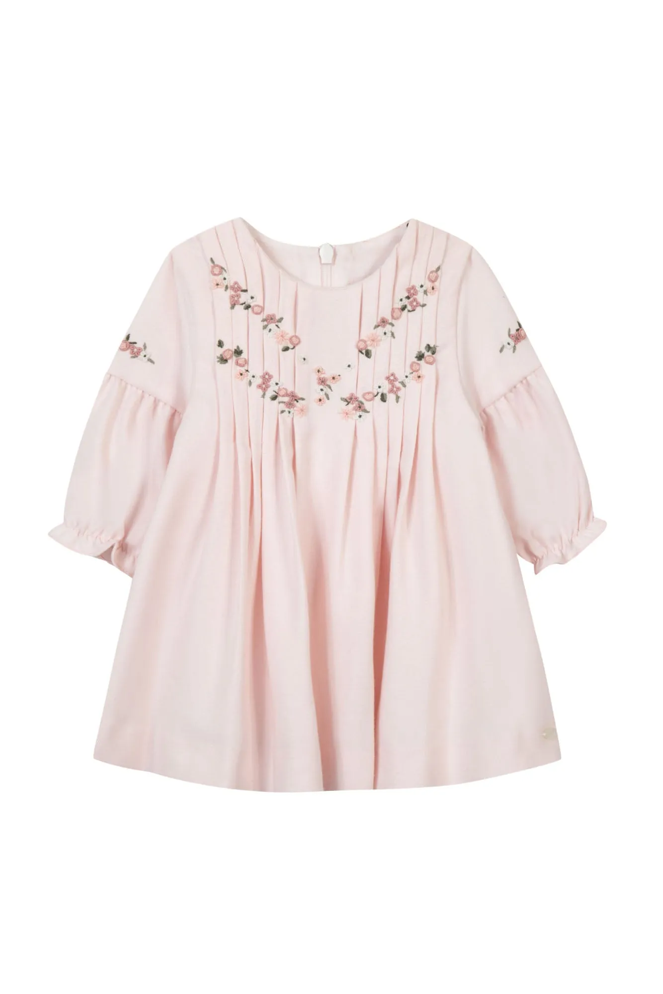 Dress - Pale pink Embroidered