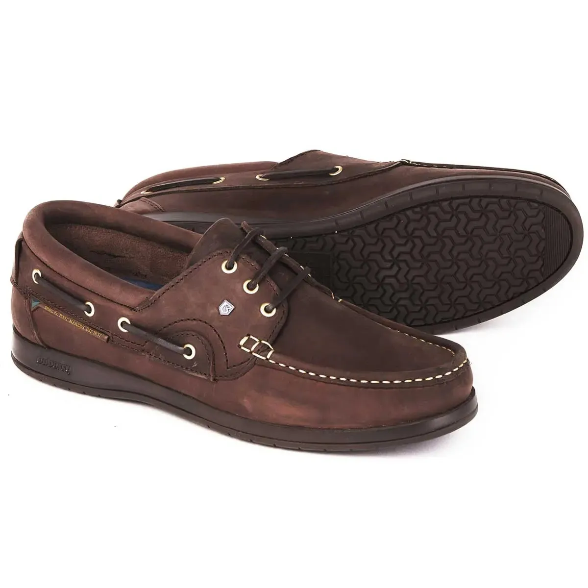 DUBARRY Men's Commodore X LT Deck Shoes - Old Rum